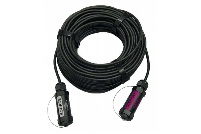 Magenta MG-AOC-66 : un câble armé pour étendre du HDMI jusqu’à 100 mètres en toute sécurité